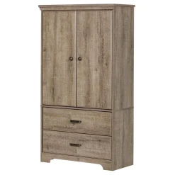 Armoire 2 portes avec tiroirs - South Shore
