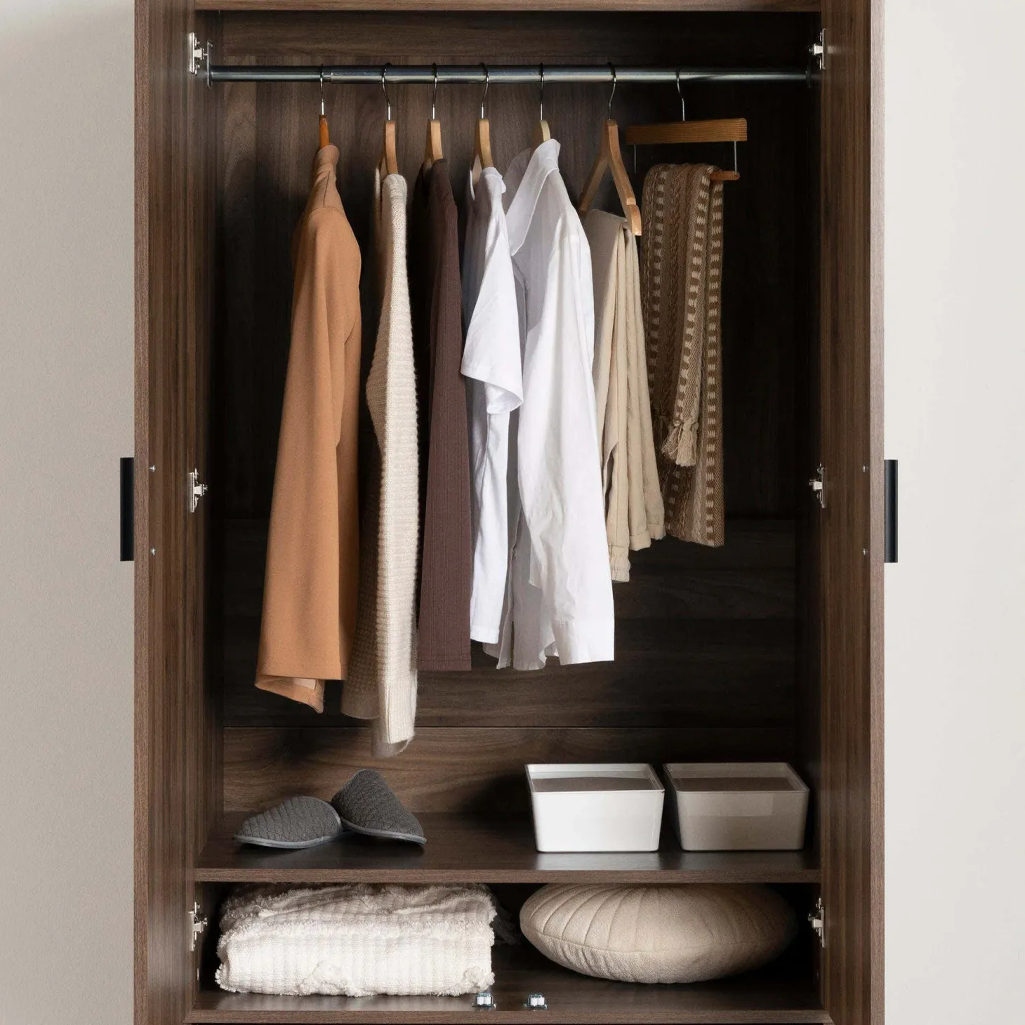 Armoire penderie avec portes et tiroir - South Shore