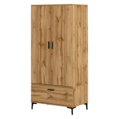 Armoire penderie avec portes et tiroir - South Shore