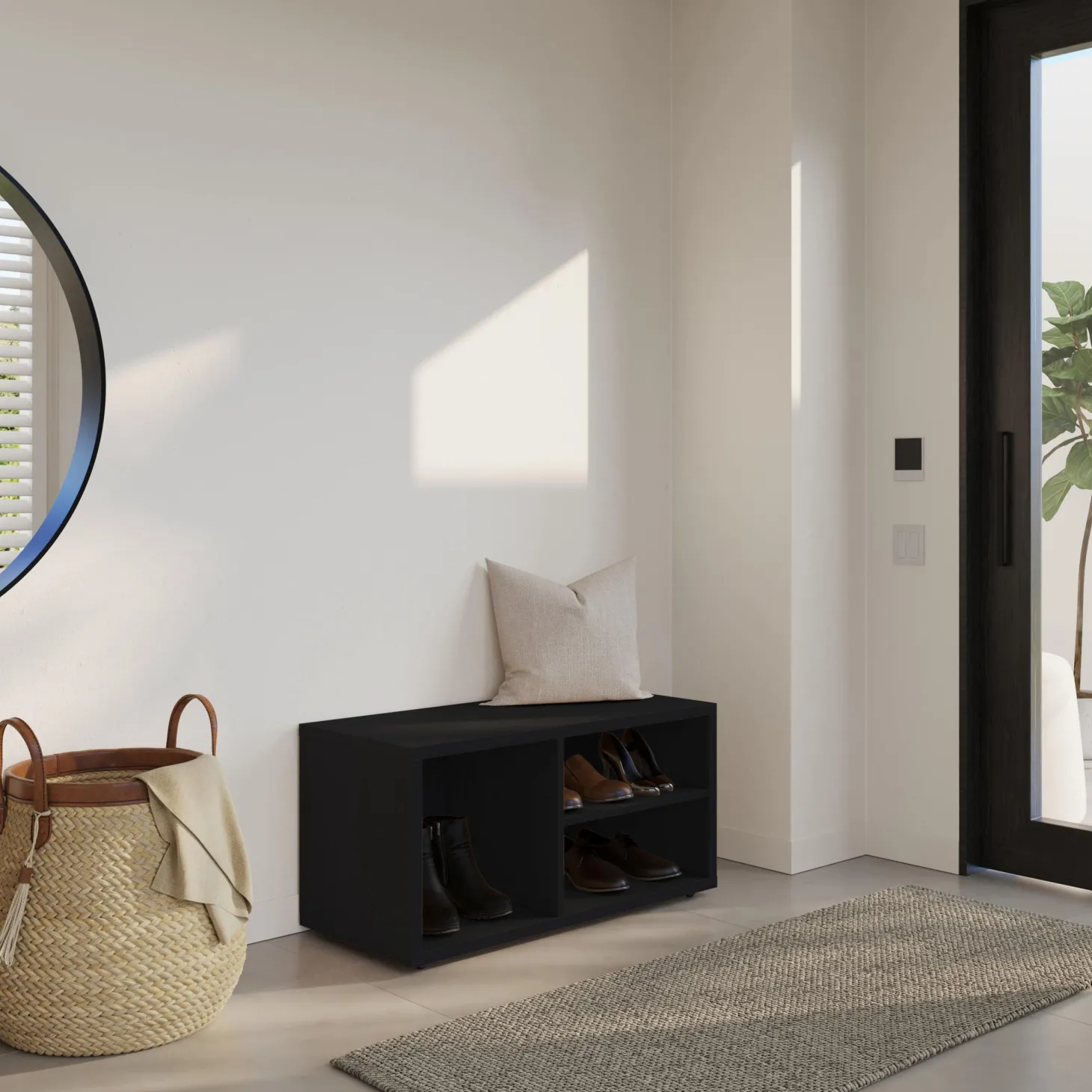 Banc de rangement pour chaussures - Nexera