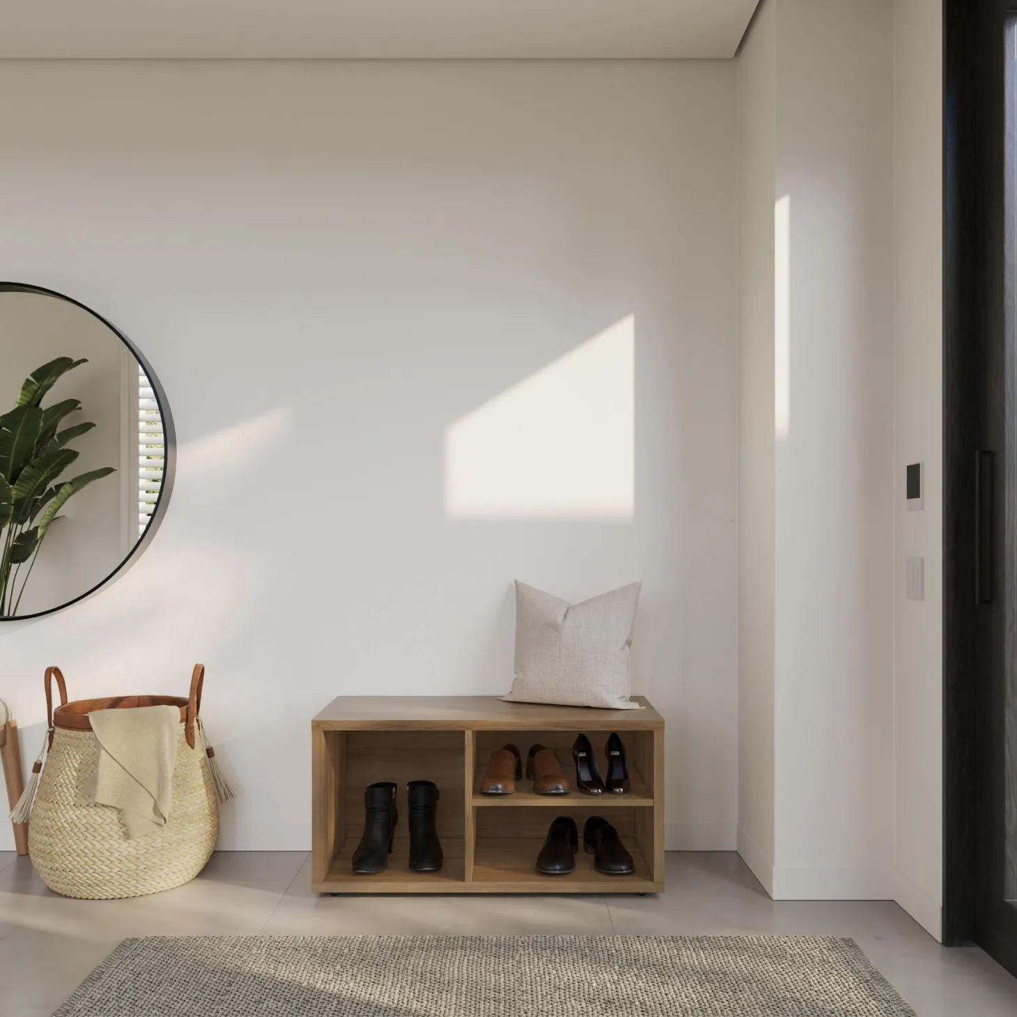 Banc de rangement pour chaussures - Nexera