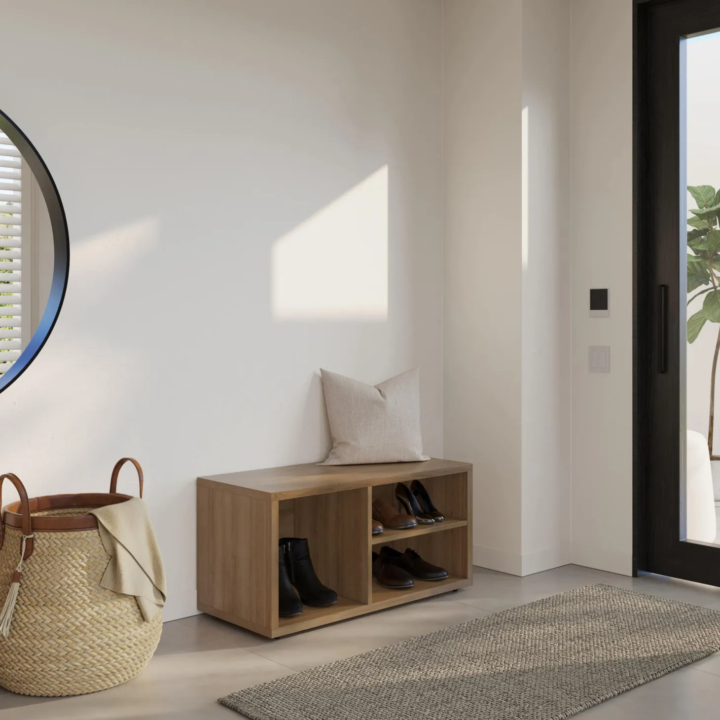 Banc de rangement pour chaussures - Nexera
