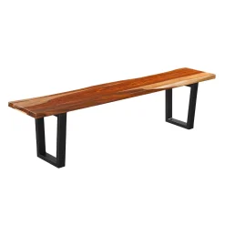 Banc en bois massif