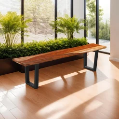 Banc en bois massif