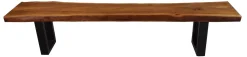 Banc en bois massif 84"