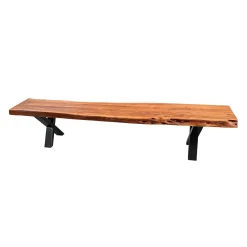 Banc en bois massif - 84"
