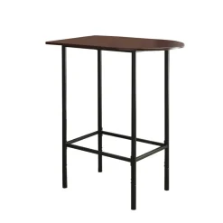 Bar maison - 24"x 36", espresso, métal noir - Monarch