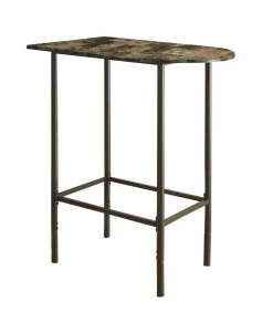 Bar maison - 24"x 36", marbre espresso, métal cafe - Monarch