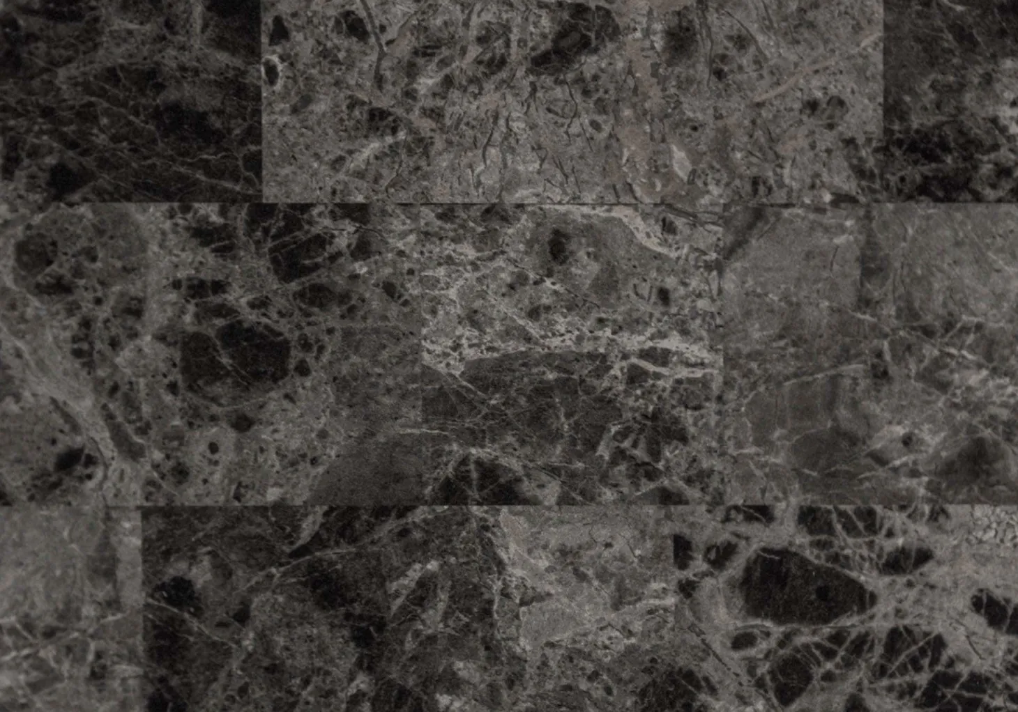 Bar maison - 24"x 36", marbre gris, métal charbon - Monarch