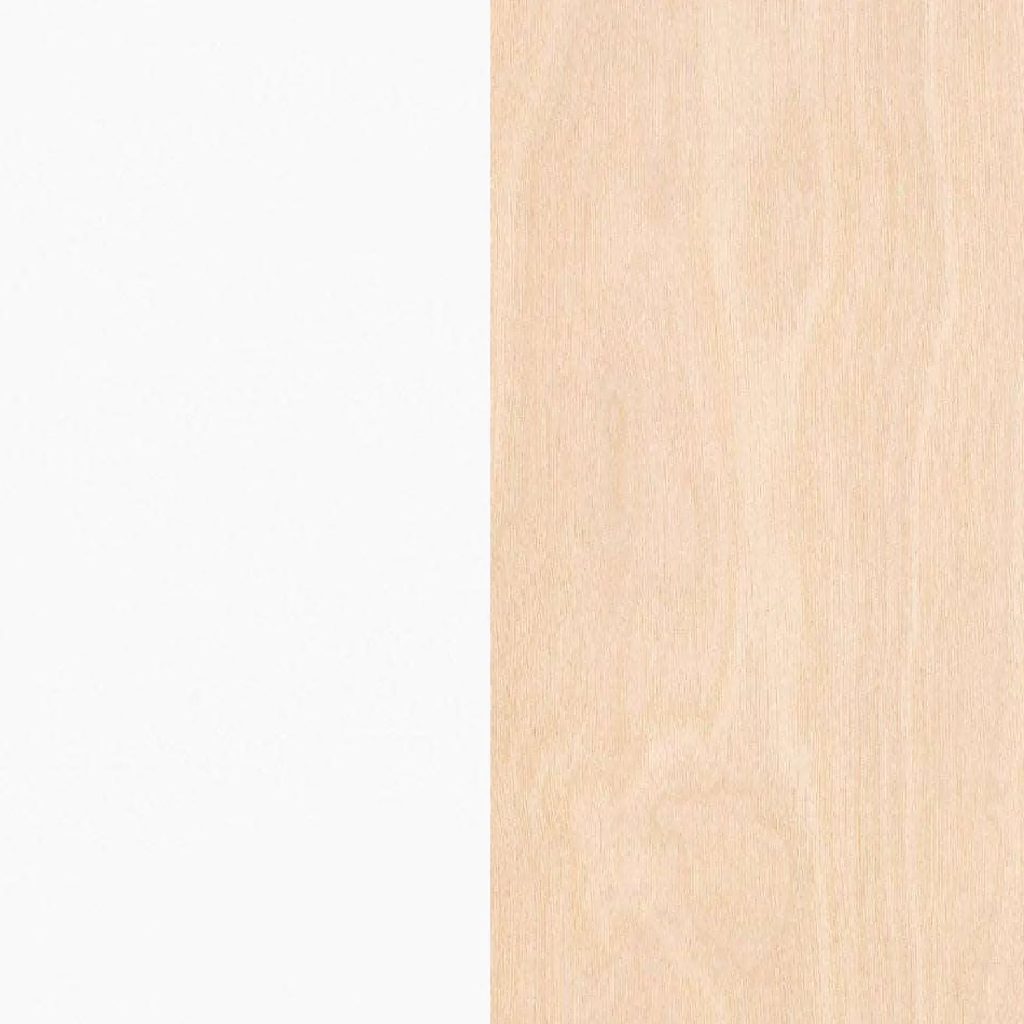 Bibliothèque atypik, blanc et merisier - Nexera