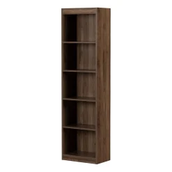Bibliothèque étroite 5 tablettes - South Shore