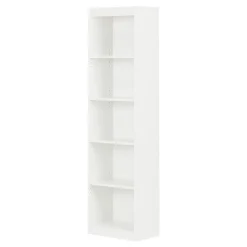Bibliothèque étroite 5 tablettes - South Shore