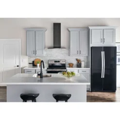 BROAN Hotte cheminée Cheminée Inox noir 30