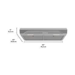 BROAN Hotte Standard Acier inoxydable 30