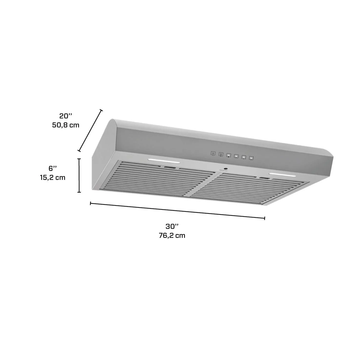 BROAN Hotte Standard Acier inoxydable 30" , 490 PI3/MIN-MTR3304SS