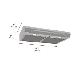 BROAN Hotte Standard Acier inoxydable 30
