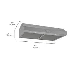 BROAN Hotte Standard Acier inoxydable 30