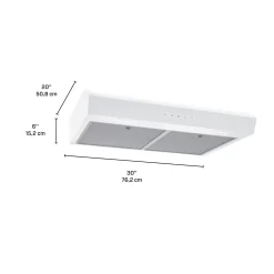 BROAN Hotte Standard Blanc 30