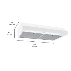 BROAN Hotte Standard Blanc 30