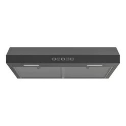 BROAN Hotte Standard Inox noir 30" , 350 PI3/MIN-GLA2303BLS