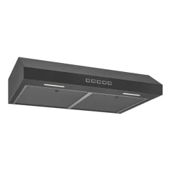 BROAN Hotte Standard Inox noir 30" , 350 PI3/MIN-GLA2303BLS