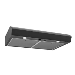 BROAN Hotte Standard Inox noir 30" , 350 PI3/MIN-MTR1303BLS