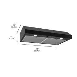 BROAN Hotte Standard Noir 42