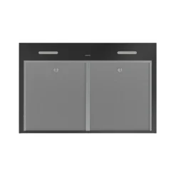 BROAN Hotte Standard Noir 36" , 350 PI3/MIN-GLA2363BLS