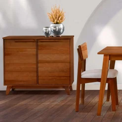 Buffet avec 2 portes - brun