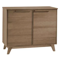 Buffet avec 2 portes - gris