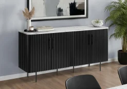Buffet avec dessus en faux marbre