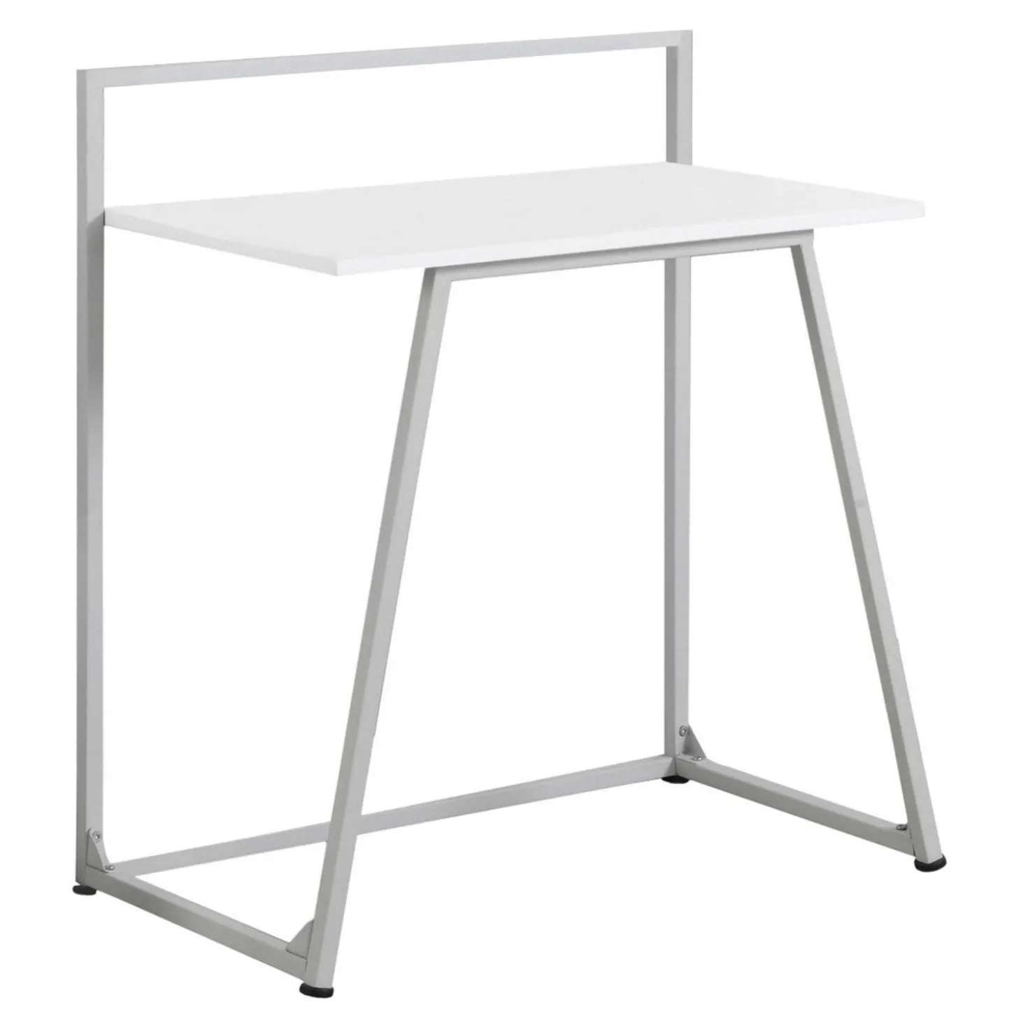 Bureau - 30"L, juvenile blanc, métal blanc - Monarch
