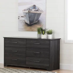 Bureau double 6 tiroirs - South Shore