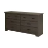 Bureau double 6 tiroirs - South Shore