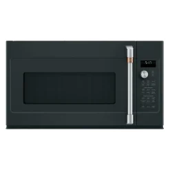 CAFE Micro-ondes/hotte, Noir, 30", 300