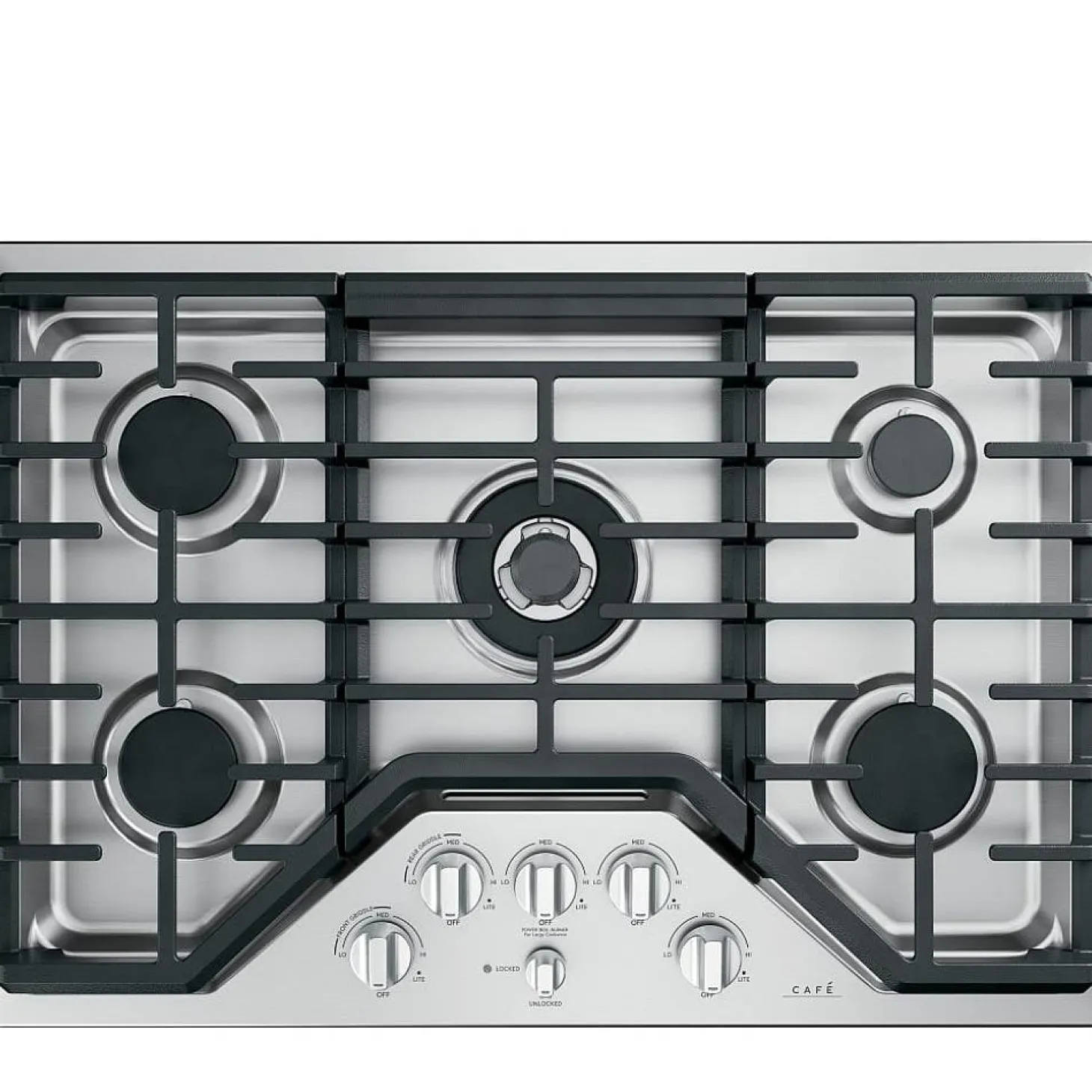 CAFE Plaque de cuisson Gaz Acier inoxydable 30" Acier inoxydable - CGP95302MS1