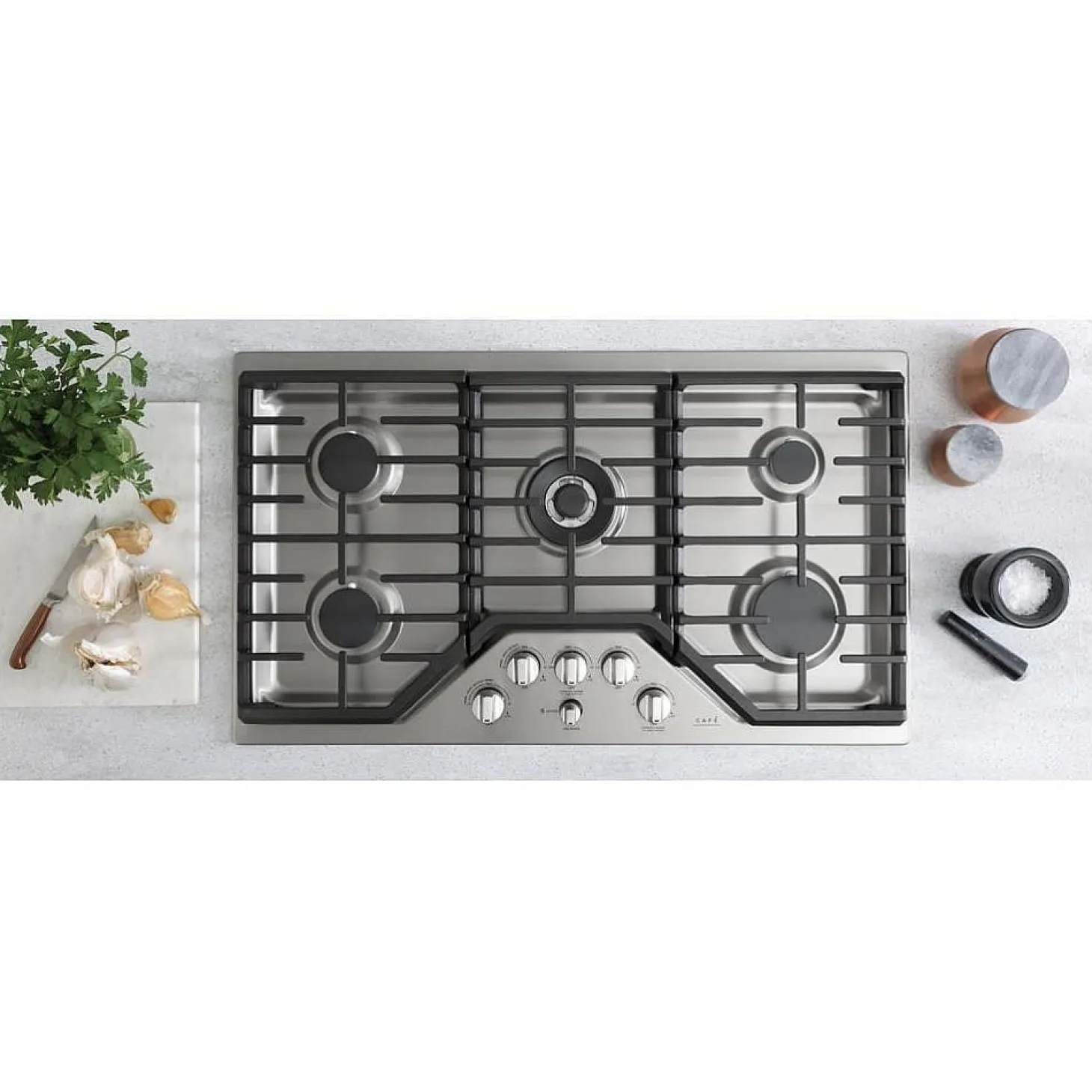 CAFE Plaque de cuisson Gaz Acier inoxydable 36" Acier inoxydable - CGP95362MS1