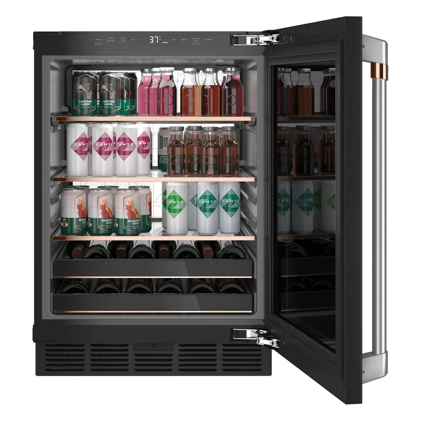 CAFE Refroidiseur à boisson Noir 23.75" - CCP06BP3PD1