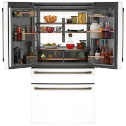 CAFE Réfrigerateur 23,2 pi3 36 po Blanc Portes françaises - CJE23DP4WW2