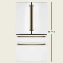 CAFE Réfrigerateur 23,2 pi3 36 po Blanc Portes françaises - CJE23DP4WW2