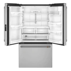 CAFE Réfrigérateur 23,1 pi3 36 po Acier inoxydable Congélateur en bas, Portes françaises - CWE23SP2MS1