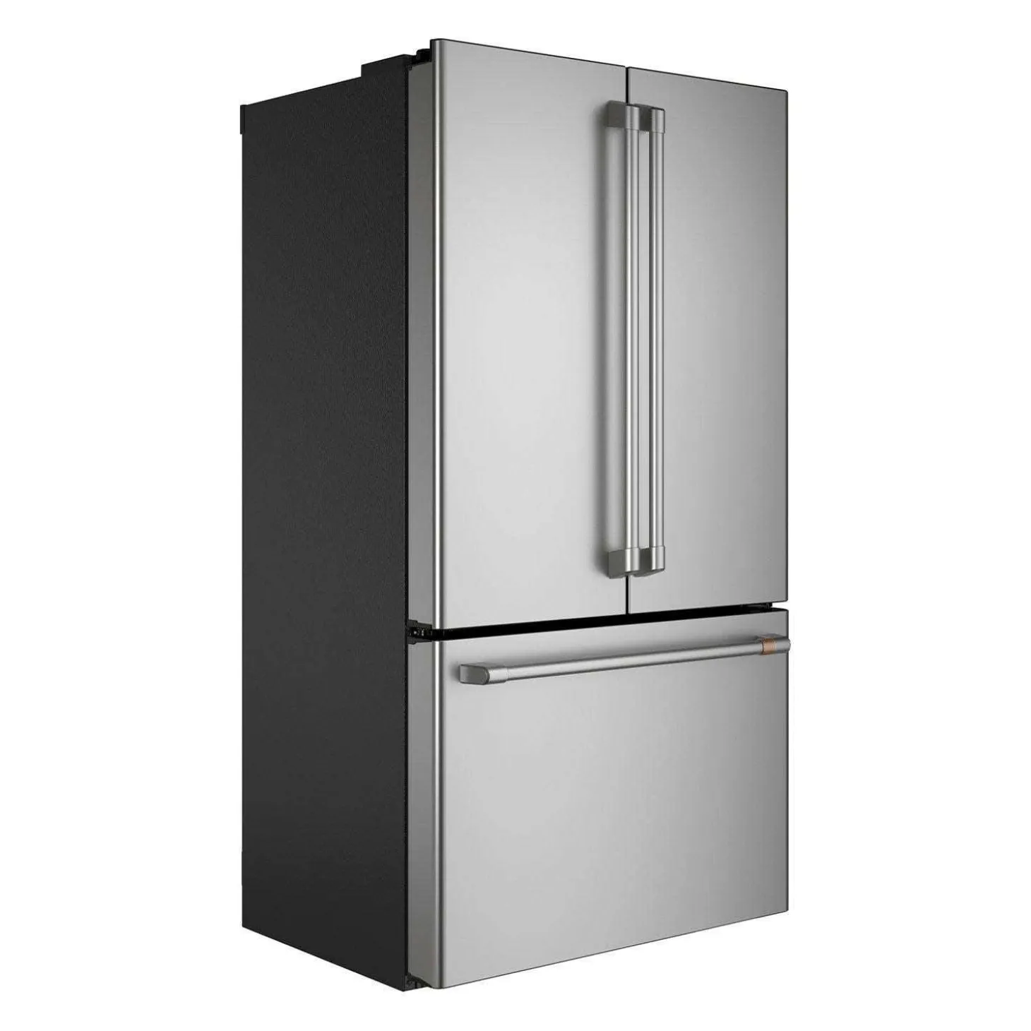 CAFE Réfrigérateur 23,1 pi3 36 po Acier inoxydable Congélateur en bas, Portes françaises - CWE23SP2MS1