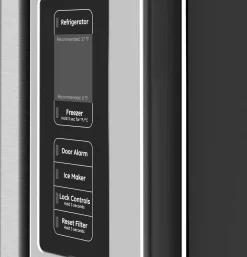 CAFE Réfrigérateur 23,1 pi3 36 po Acier inoxydable Congélateur en bas, Portes françaises - CWE23SP2MS1
