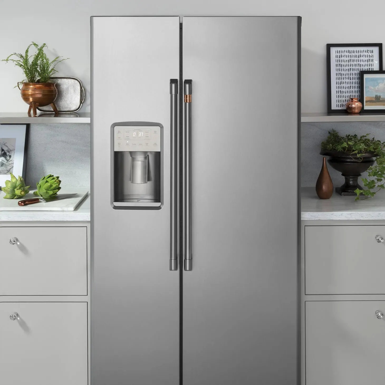 CAFE Réfrigérateur 21,9 pi3 36 po Inox Portes françaises - CZS22MP2NS1