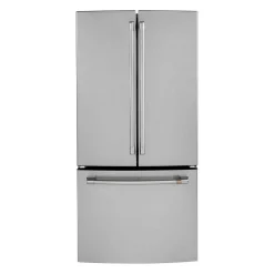 CAFE Réfrigérateur 18,6 pi3 33 po Acier inoxydable Congélateur en bas, Portes françaises - CWE19SP2NS1