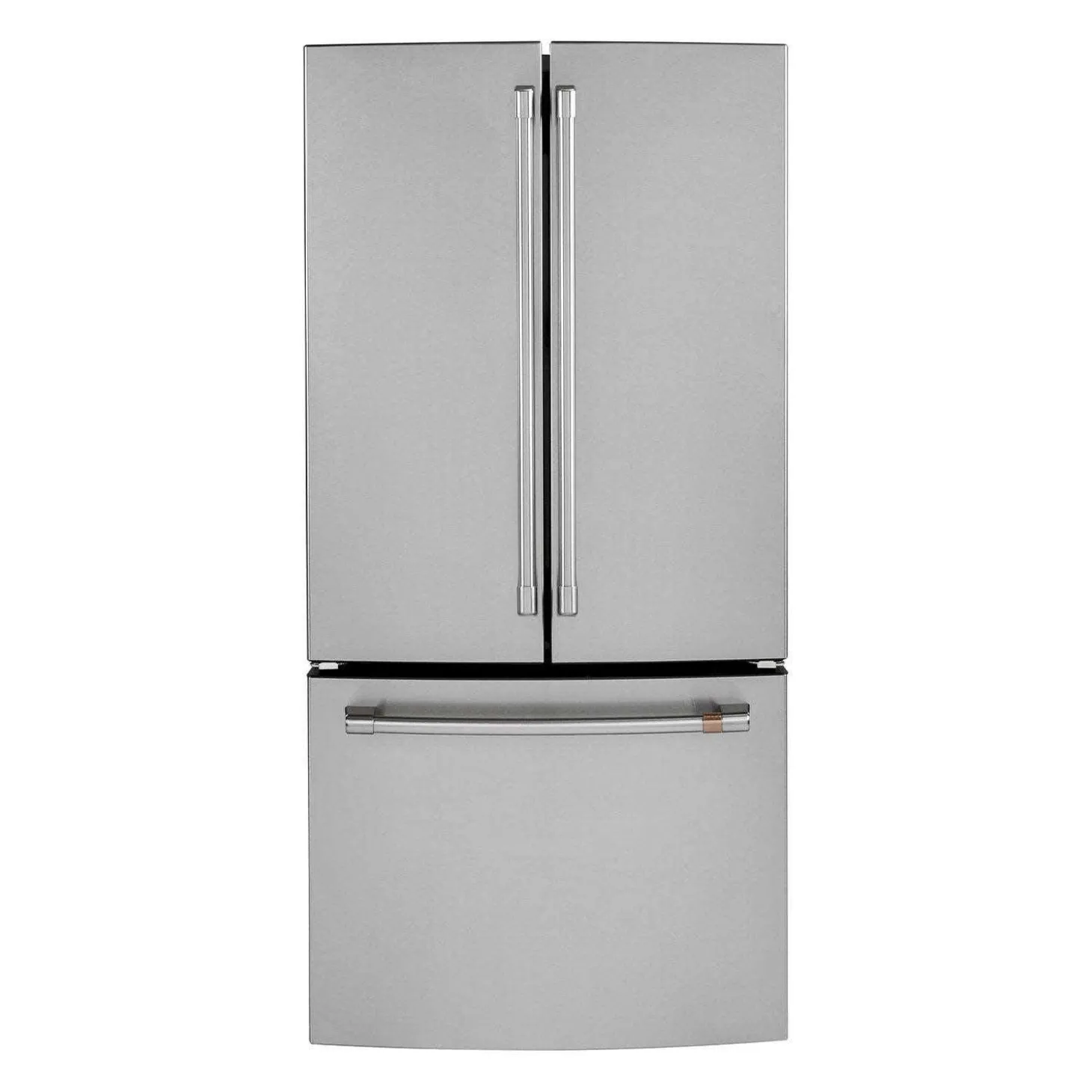 CAFE Réfrigérateur 18,6 pi3 33 po Acier inoxydable Congélateur en bas, Portes françaises - CWE19SP2NS1
