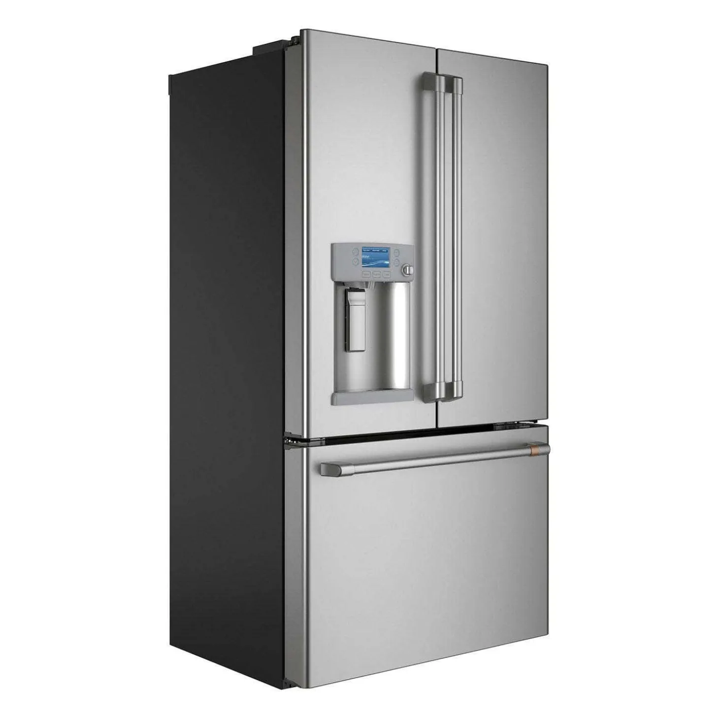 CAFE Réfrigérateur 22,1 pi3 36 po Acier inoxydable Congélateur en bas, Portes françaises - CYE22TP2MS1
