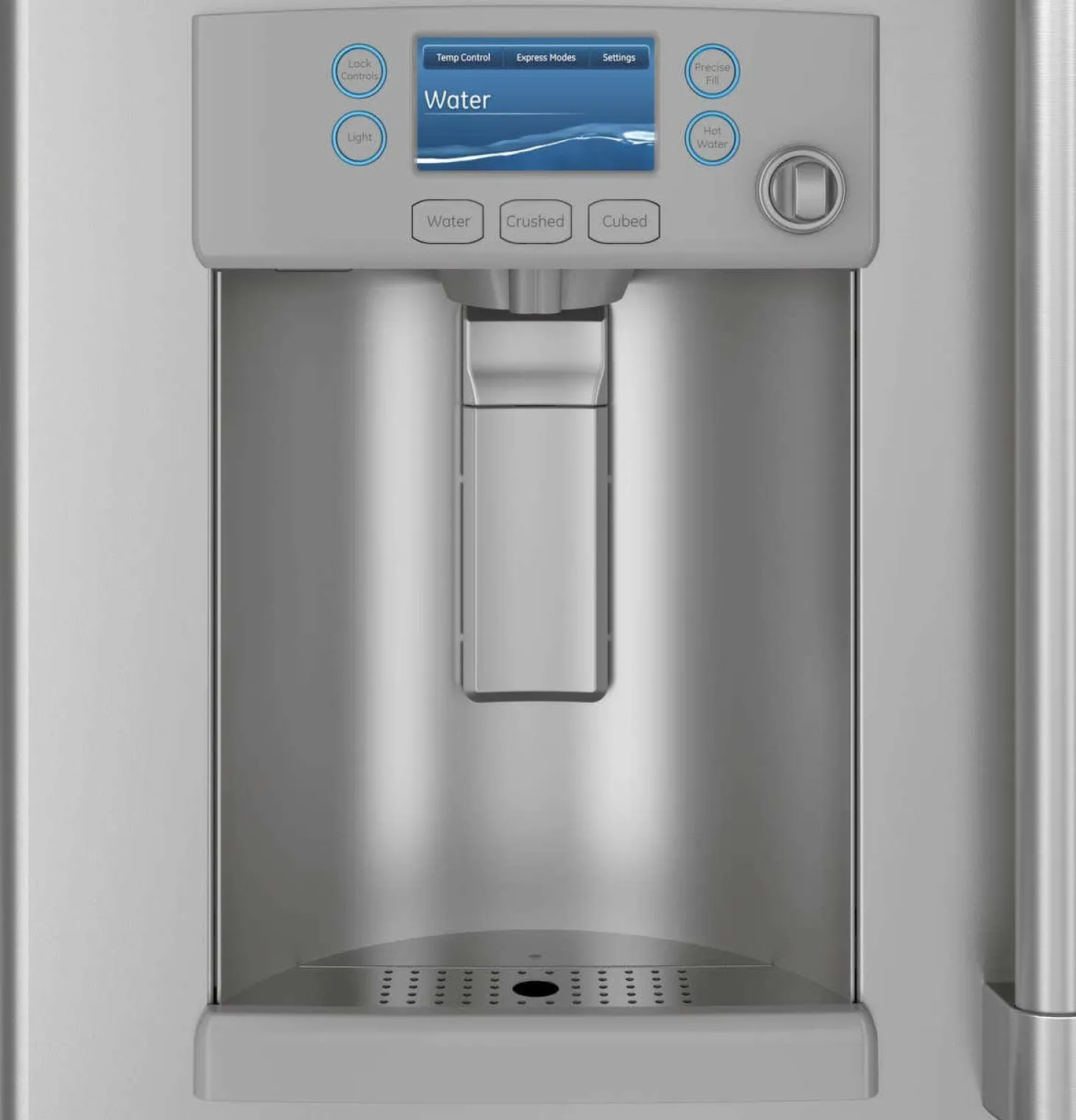CAFE Réfrigérateur 22,1 pi3 36 po Acier inoxydable Congélateur en bas, Portes françaises - CYE22TP2MS1