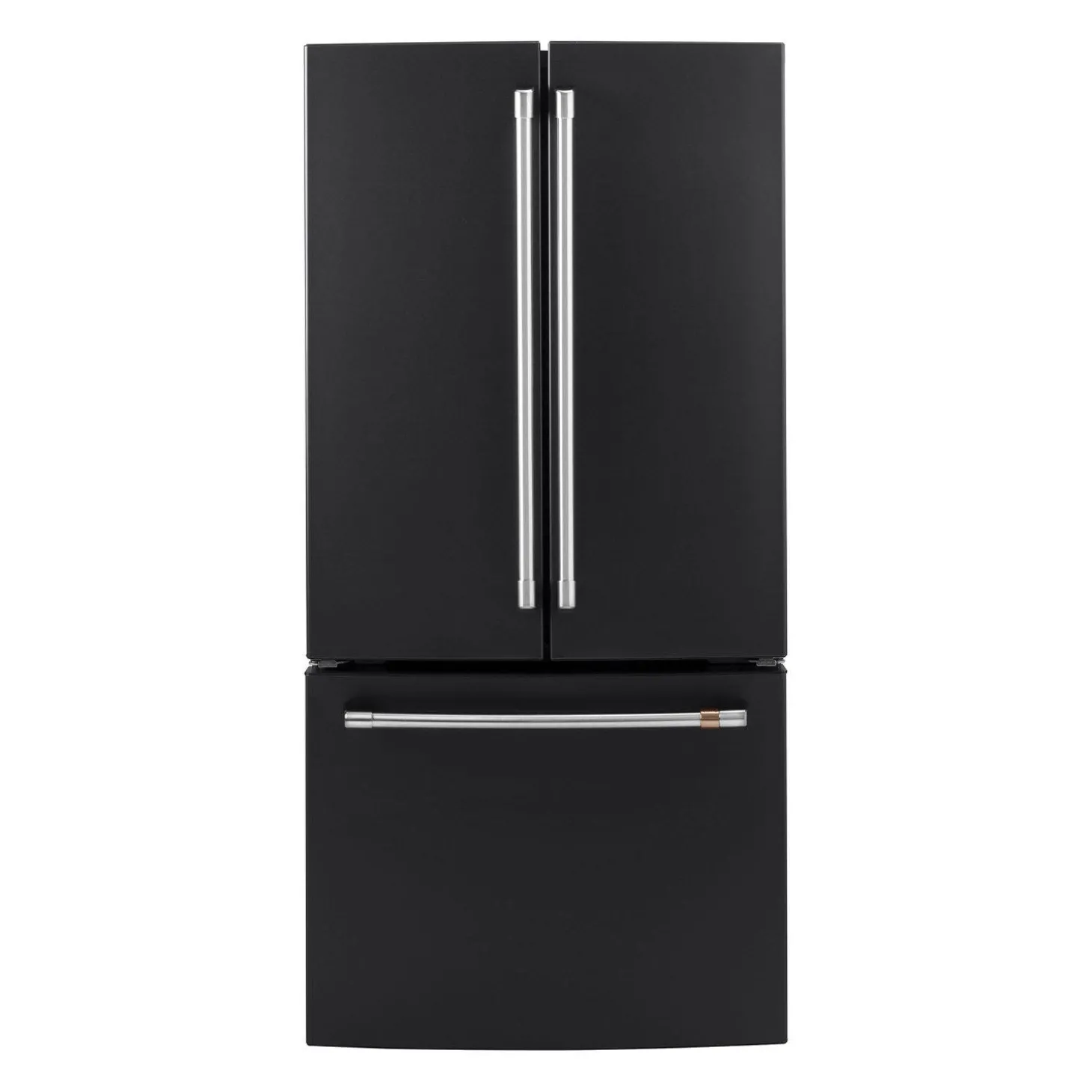 CAFE Réfrigérateur 18,6 pi3 33 po Noir Congélateur en bas, Portes françaises - CWE19SP3ND1