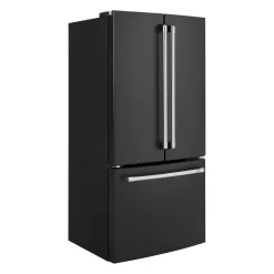 CAFE Réfrigérateur 18,6 pi3 33 po Noir Congélateur en bas, Portes françaises - CWE19SP3ND1